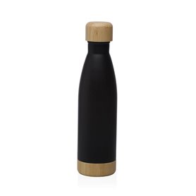 Bouteille d'eau Versa Noir Acier 500 ml 7 x 27 x 7 cm