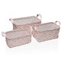 Set de basket Versa Amore Textile 28 x 18 x 14 cm