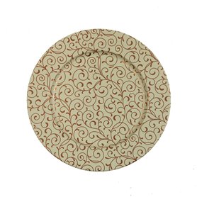 Dessous d'Assiette Versa Serpentine Métal 33 x 1