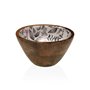 Bol Versa Caprice Bambou Porcelaine Bois de manguier