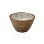 Bol Versa Laison Bambou Porcelaine Bois de manguier