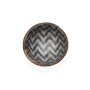 Bol Versa Chevron Bambou Porcelaine Bois de manguier