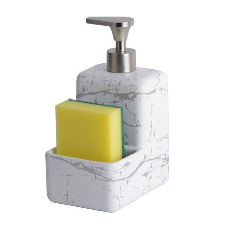 Distributeur de Savon Versa Céramique ABS Dolomite 9 x 19 x 12