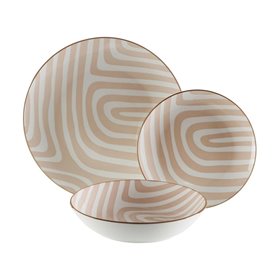 Assiettes Versa Denali Beige Porcelaine