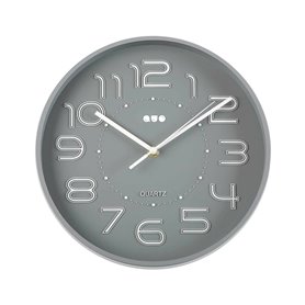 Horloge Murale Versa Gris Plastique 3