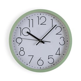 Horloge Murale Versa Vert Bois 4