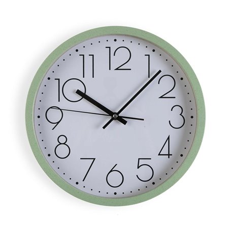 Horloge Murale Versa Vert Bois 4