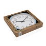 Horloge Murale Versa Bleu Bois 4,2 x 30 x 30 cm