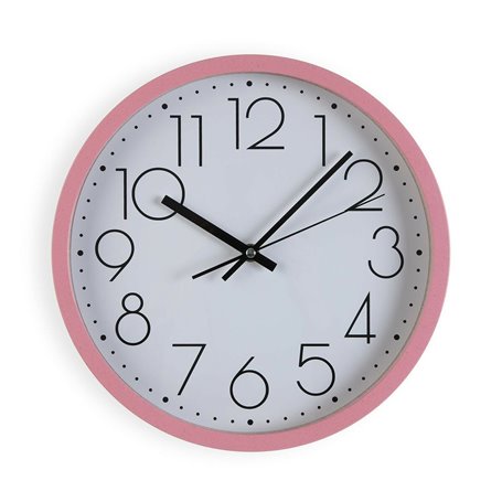 Horloge Murale Versa Rose Bois 4