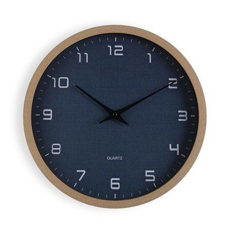 Horloge Murale Versa Bleu Bois 4