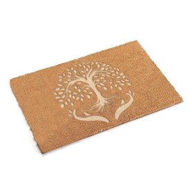 Paillasson Versa Fibres de coco 40 x 2 x 60 cm Arbre de vie