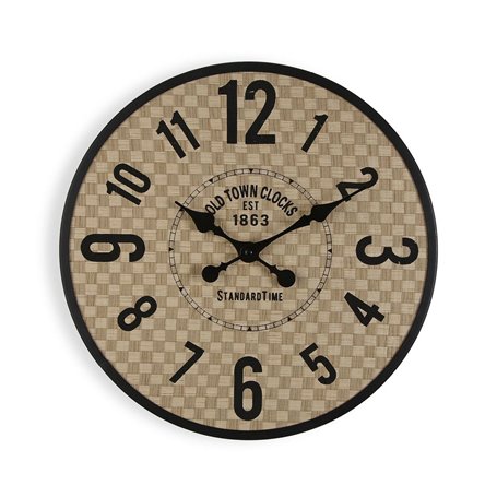 Horloge Murale Versa Old Town Métal 4 x 40 x 40 cm