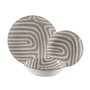 Assiettes Versa Denali Gris Porcelaine