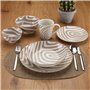 Assiettes Versa Denali Gris Porcelaine