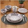 Assiettes Versa Denali Gris Porcelaine