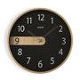 Horloge Murale Versa Noir Plastique Quartz 4