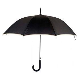 Parapluie Noir Crème Métal (95 x 95 x 86 cm)