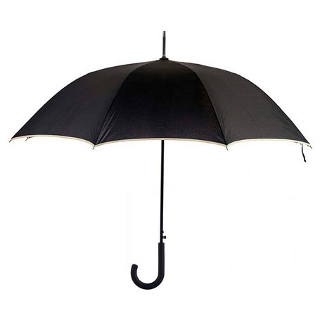 Parapluie Noir Crème Métal (95 x 95 x 86 cm)