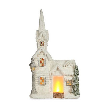 Figurine Décorative Noël Lumière LED Maison 11 x 53 x 28