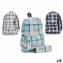 Cartable Carreaux 13 x 45 x 31 cm (12 Unités)