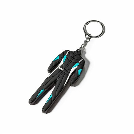 Porte-clés Sparco Leather Suit Racing Noir