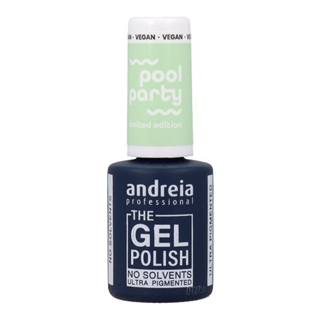 Vernis à Ongles Semi-permanent Andreia Polish Pool Party N.5 Vert clair 10