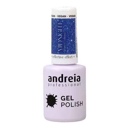 Vernis à Ongles Semi-permanent Andreia Polish Reflective Colors Md1 Bleu 10