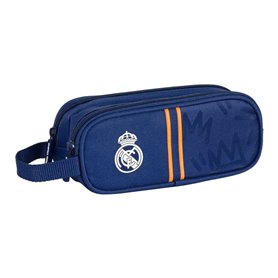 Trousse d'écolier Real Madrid C.F. Bleu (21 x 8 x 6 cm)