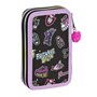Plumier double Monster High Creep Noir 12.5 x 19.5 x 4 cm (28 Pièces)