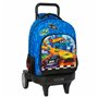 Cartable Hot Wheels Let's race Bleu Noir 33 x 45 x 22 cm