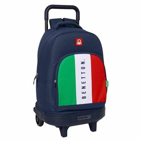 Cartable Benetton Flag Blue marine 33 x 45 x 22 cm