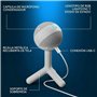 Microphone Logitech 988-000558 Blanc