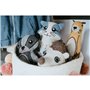 Jouet pour chien en peluche Hunter Gris 100 % Recyclado