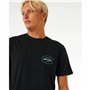 T-shirt à manches courtes homme Rip Curl Stapler  Noir