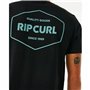 T-shirt à manches courtes homme Rip Curl Stapler  Noir