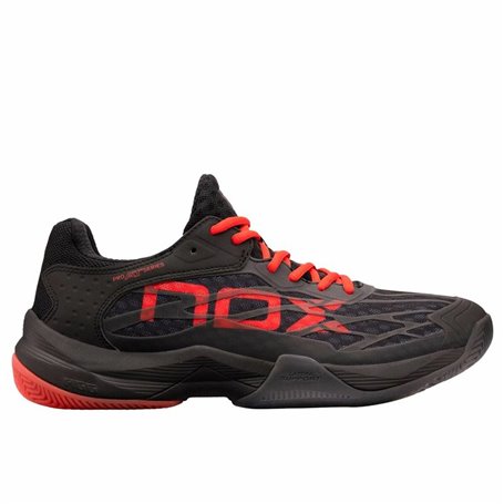 Chaussures de Padel pour Adultes Nox AT10 Lux Noir Rouge