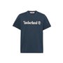 T-shirt à manches courtes homme Timberland Kennebec River Camo Linear Logo Bleu