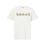 T-shirt à manches courtes homme Timberland Kennebec River Camo Linear Logo Blanc