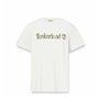 T-shirt à manches courtes homme Timberland Kennebec River Camo Linear Logo Blanc