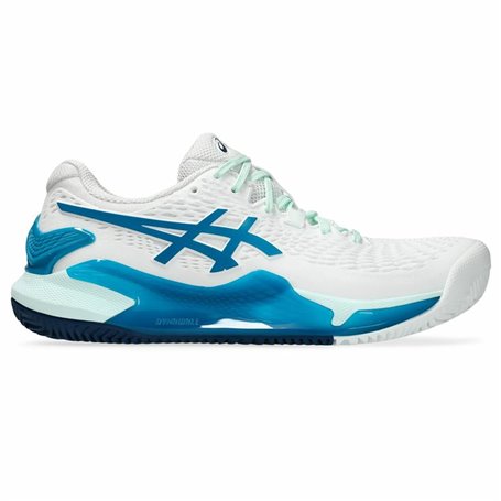 Chaussures de Tennis pour Femmes Asics Gel-Resolution 9 Clay Mujer Blanc