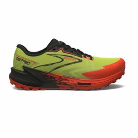 Chaussures de Sport pour Homme Brooks Catamount 3 Jaune Rouge