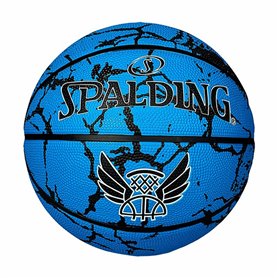 Ballon de basket Spalding Flight Crack Blue Multicouleur (Taille 5)