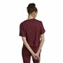 T-shirt à manches courtes femme Adidas 3S Cr Marron