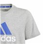 T-shirt à manches courtes enfant Adidas Essentials Big Logo Gris