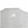 T-shirt à manches courtes enfant Adidas Essentials Big Logo Gris