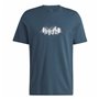 Chemisette Adidas Myst Linear Bleu (M)
