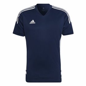 Maillot de Football à Manches Courtes pour Homme Adidas Con22 Bleu