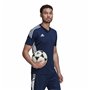 Maillot de Football à Manches Courtes pour Homme Adidas Con22 Bleu