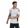 Maillot de Football à Manches Courtes pour Homme Adidas Con22 Blanc