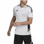 Maillot de Football à Manches Courtes pour Homme Adidas Con22 Blanc